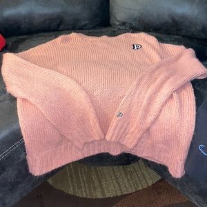 Over sized Pink Fall Sweater